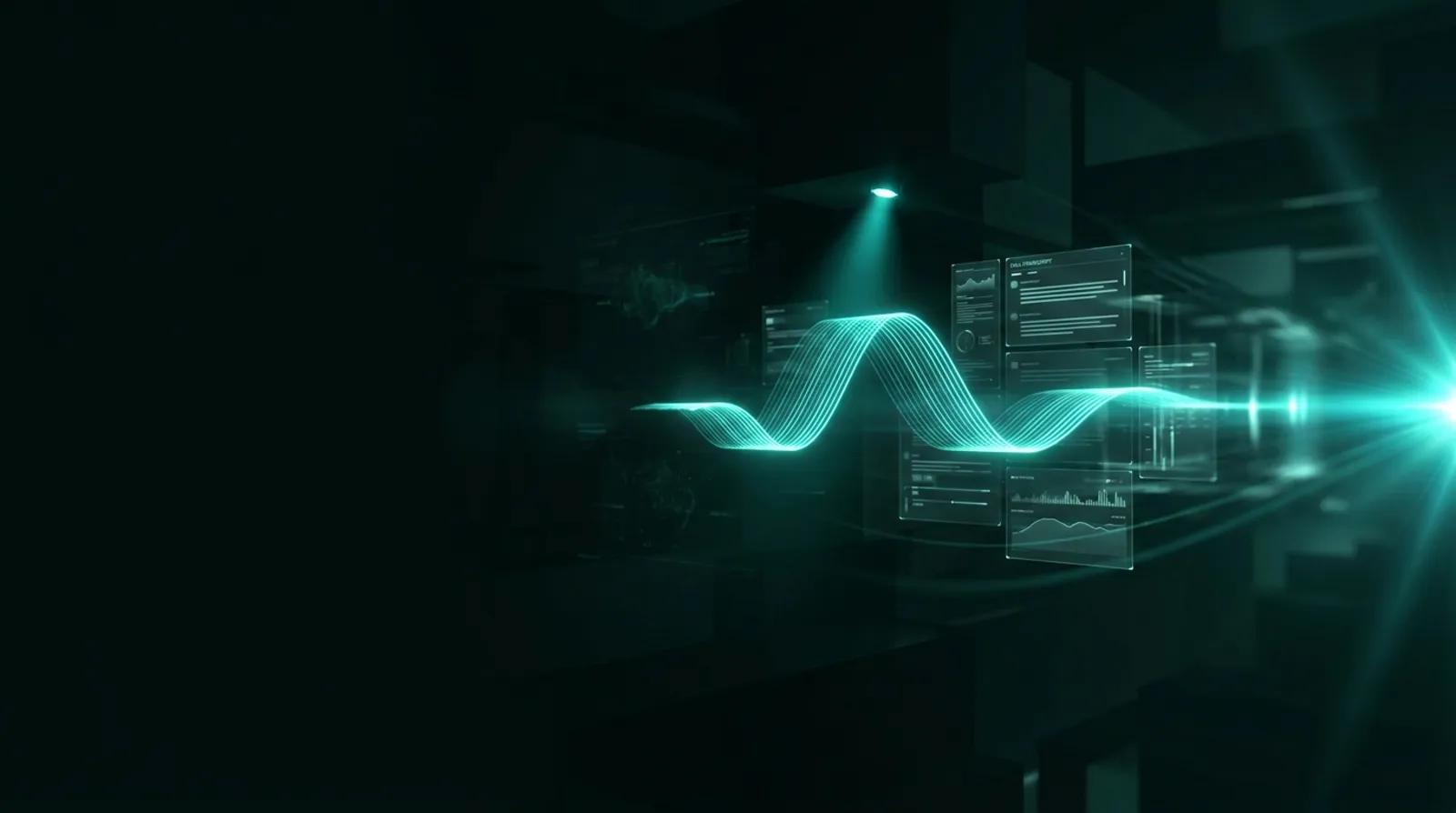AI voice agent answering a business phone call