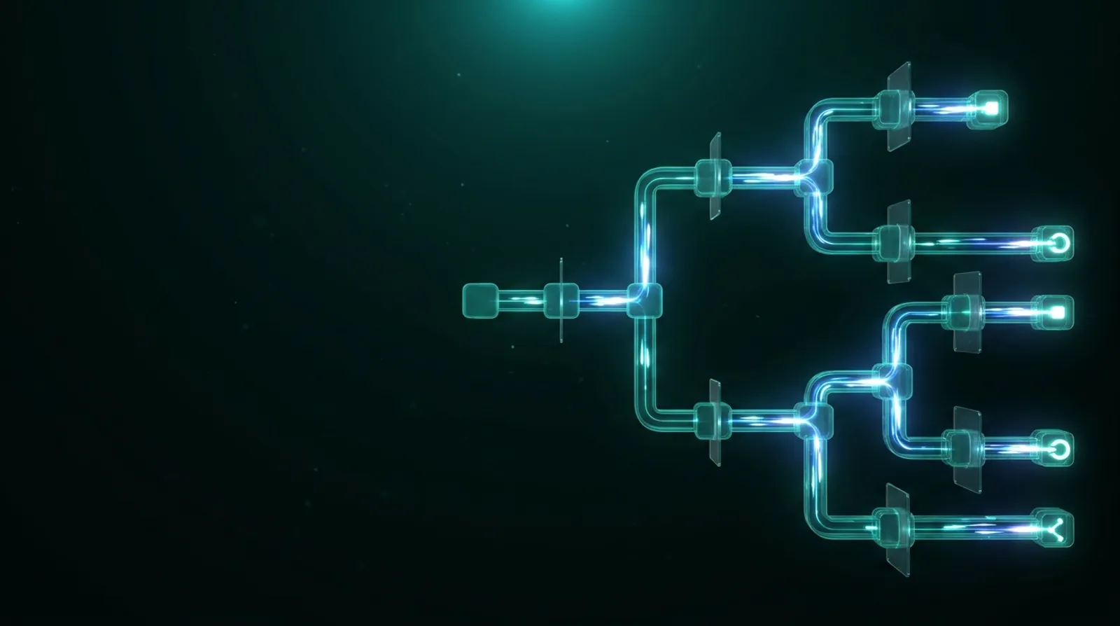 Visual diagram of an AI workflow connecting multiple tools